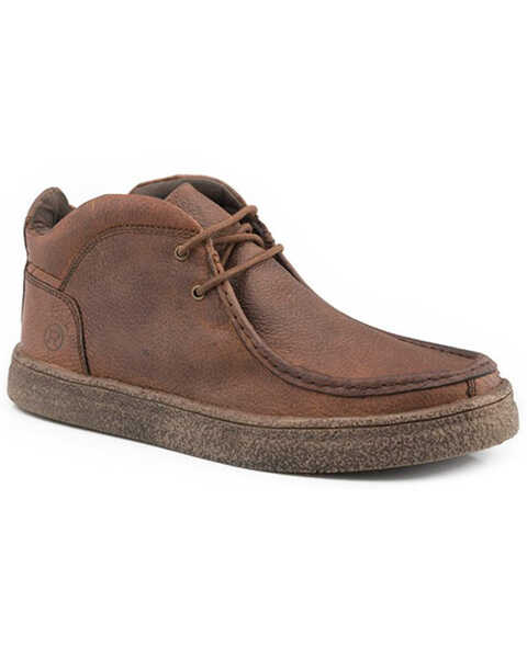 Roper Men's Ryder Casual Shoes - Moc Toe, Brown, hi-res