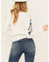 Image #4 - Shyanne Women's Challis Embroidered Long Sleeve Blouse, Cream, hi-res