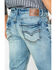 Image #5 - Moonshine Spirit Men's Sutton Light Wash Slim Straight Stretch Denim Jeans, Indigo, hi-res