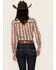 Image #4 - Shyanne Women's Printed Long Sleeve Riding Shirt, Caramel, hi-res