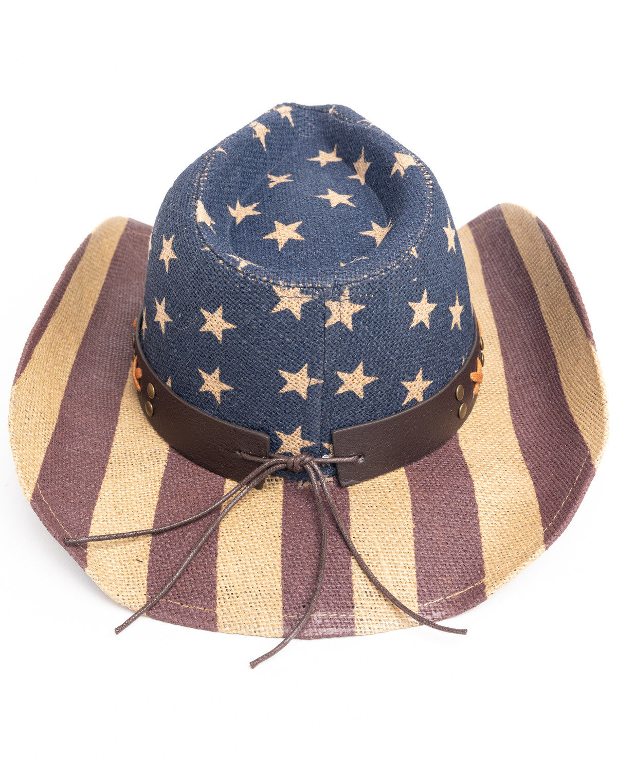 Image #5 - Cody James O Uncle Sam Straw Cowboy Hat, Black, hi-res