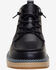 Image #4 - HEYDUDE Men's Flint Lace-Up Casual Boots - Moc Toe, Black, hi-res