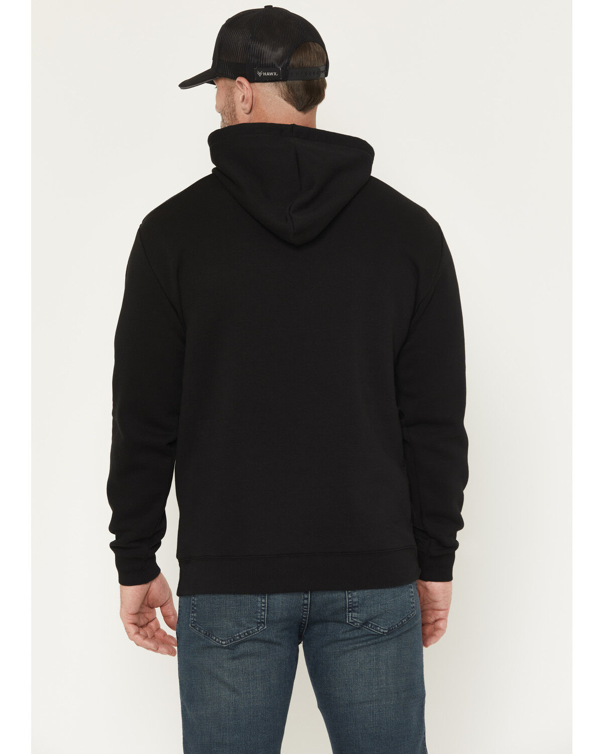Image #4 - Buckwear Men's Camo Spartan Patriot Hooded Sweatshirt - Big, Black, hi-res