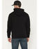 Image #4 - Buckwear Men's Camo Spartan Patriot Hooded Sweatshirt - Big, Black, hi-res