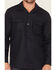 Image #3 - Pendleton Men's Board Solid Long Sleeve Button-Down Shirt, Navy, hi-res