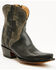 Image #1 - Lucchese Women's Cactus Western Booties - Snip Toe, Black, hi-res