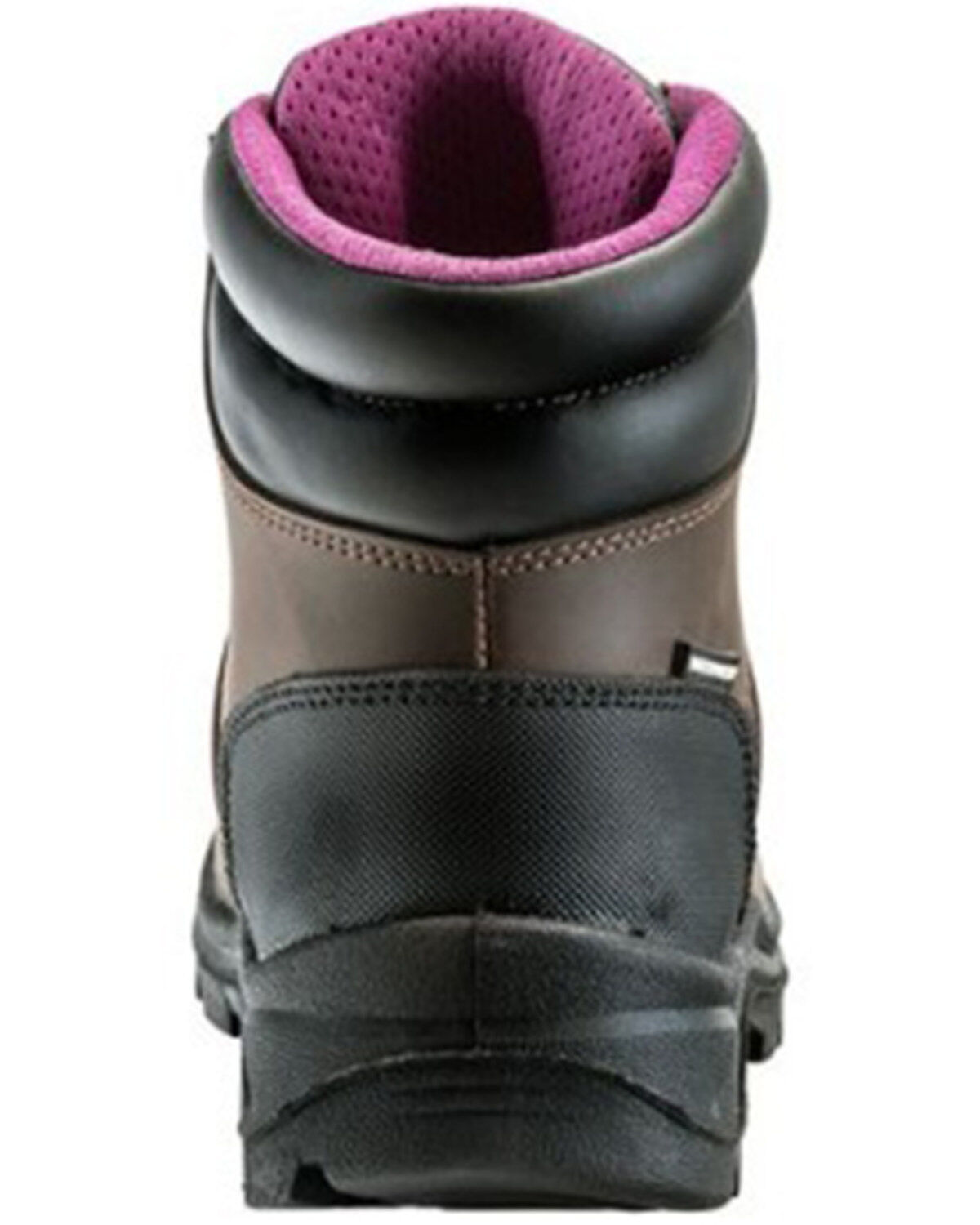 Image #5 - Avenger Women's Builder Mid 6" Lace-Up Waterproof Hiking Work Boot - Steel Toe, Brown, hi-res