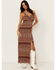 Image #1 - Rock & Roll Denim Women's Sleeveless Geo Print Maxi Dress, , hi-res