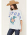 Image #2 - Gameday Women's UF Southern Split Short Sleeve Graphic Tee, Light Blue, hi-res