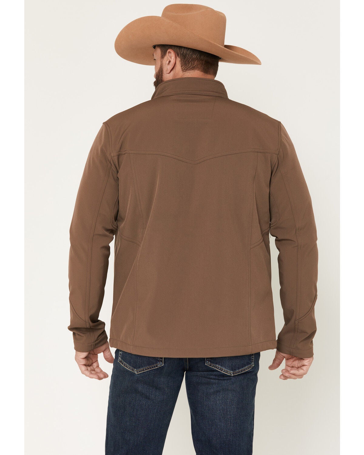 Image #4 - RANK 45&reg; Men's Richwood Softshell Jacket, Brown, hi-res