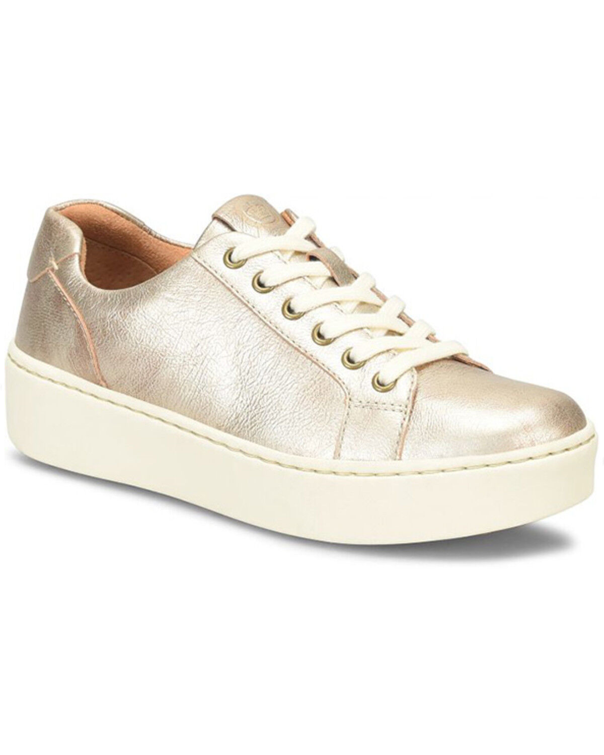 Image #1 - Born Women's Mira Platform Sneakers, Gold, hi-res