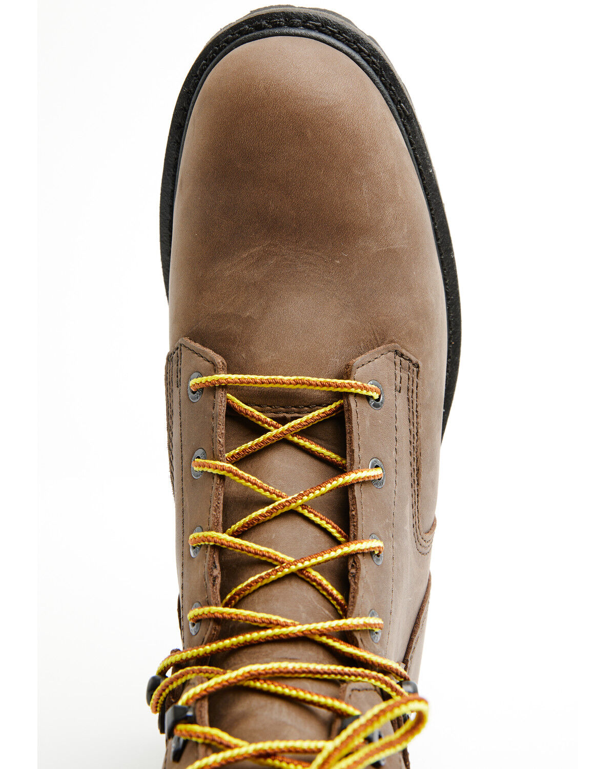 Image #6 - Hawx Men's 8" Logger Lace-Up Waterproof Work Boot - Soft Toe, Chocolate, hi-res