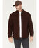 Image #1 - Hawx Men's Shale Plaid Print Shirt Jacket, Wine, hi-res