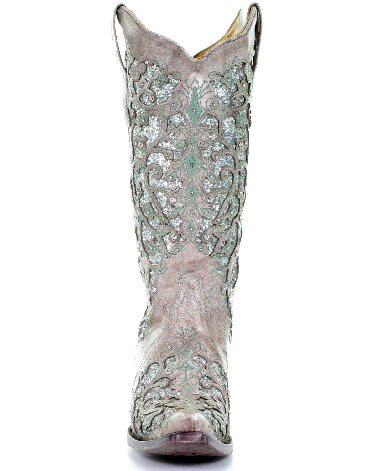 Product Name:  Corral Women's Glitter Inlay and Crystals Western Boots