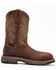 Image #2 - Ariat Brown Croc Print Workhog Waterproof Work Boots - Composite Toe, , hi-res