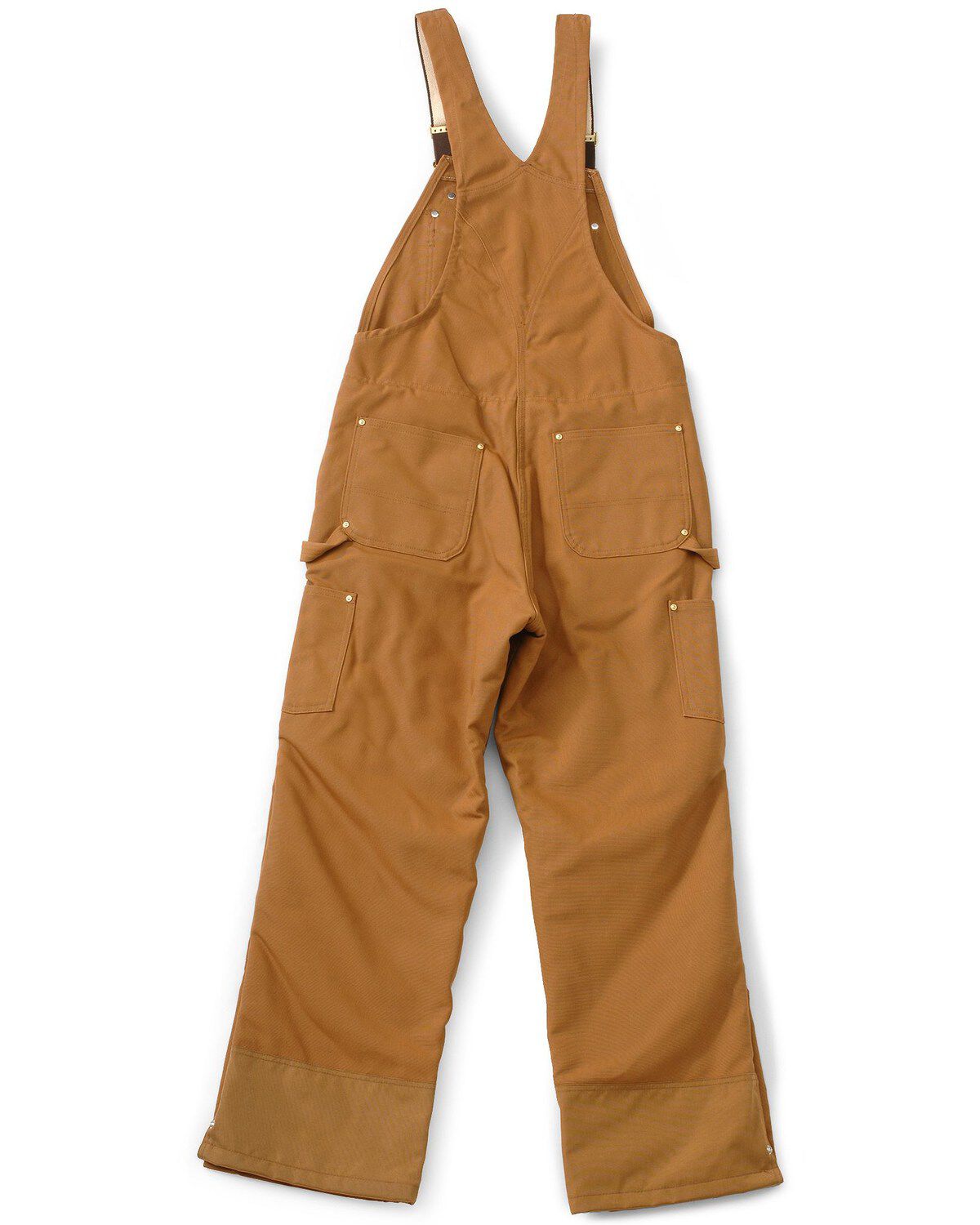 Image #3 - Carhartt Lined Duck Bib Overalls - Reg, Big. Up to 50" waist, , hi-res