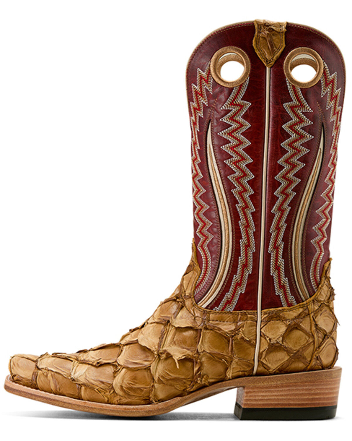 Product Name:  Ariat Men's Futurity Fame Exotic Pirarucu Western Boots - Square Toe