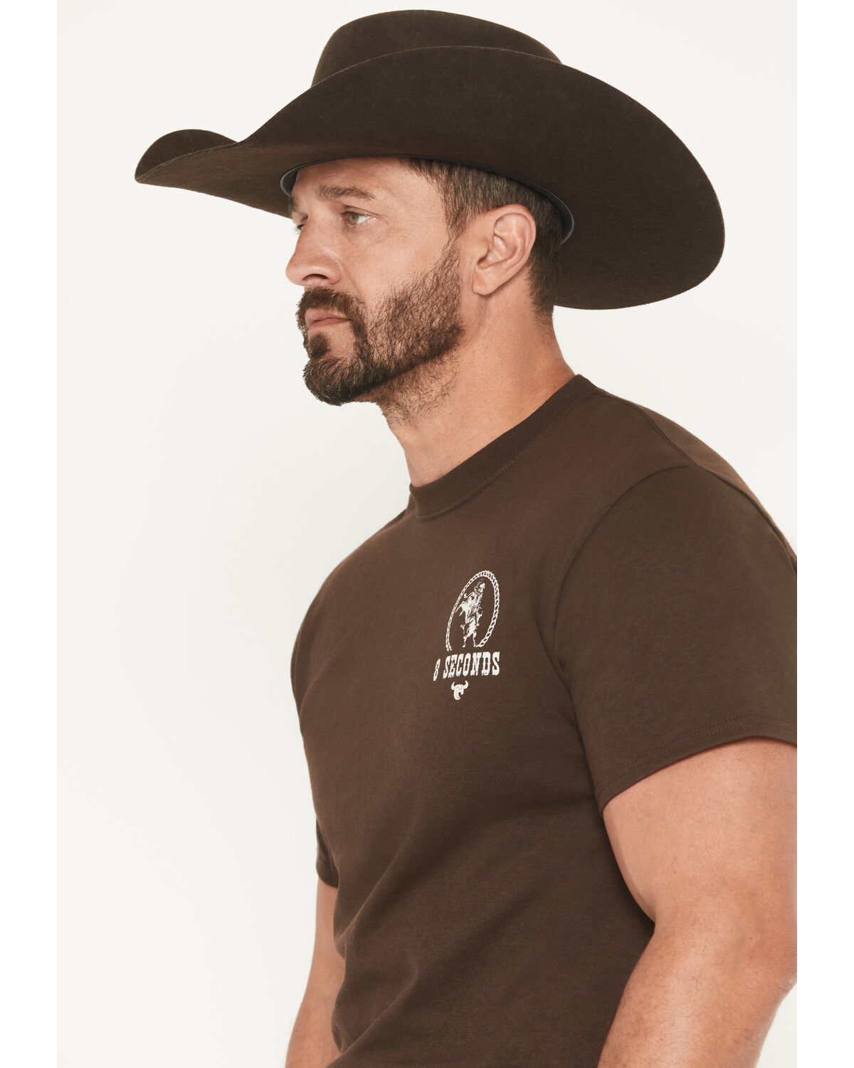 Image #3 - Cowboy Hardware Men's Hold My Beer Short Sleeve Graphic T-Shirt, Dark Brown, hi-res