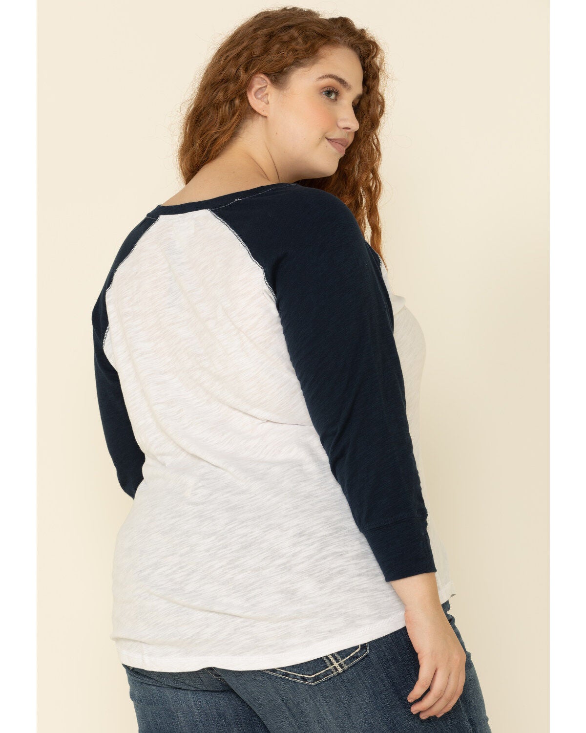 Image #5 - Ariat Women's American Love Tee - Plus, , hi-res