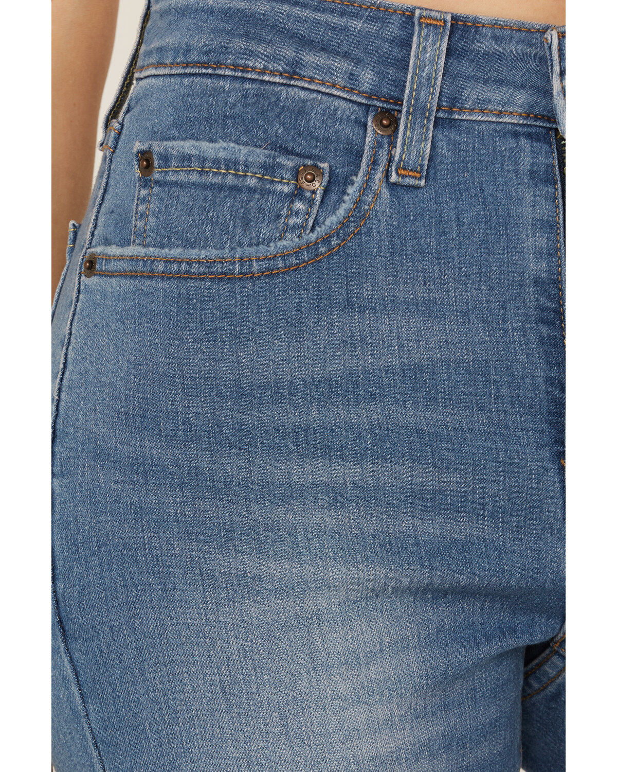 Image #2 - Levi's Women's Medium Wash The Lucky One High Rise 726 Stretch Flare Jeans, Medium Wash, hi-res