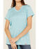 Image #3 - Ariat Women's Rebar Evolution Short Sleeve Work Tee, Blue, hi-res
