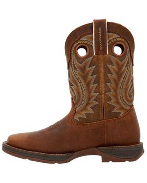 Durango Men's Rebel Chestnut Western Boots - Broad Square Toe, Dark Brown, hi-res