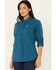Image #2 - Ariat Women's Rebar Made Tough Long Sleeve Button-Down Work Shirt, Indigo, hi-res