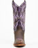 Image #4 - Laredo Women's Larissa Performance Western Boots - Snip Toe, Purple, hi-res