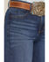 Image #2 - Wrangler Women's Reina Dark Wash Bespoke High Rise Trouser Stretch Denim Jeans, Dark Wash, hi-res