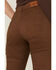 Ranch Dress'n Women's Bandera Southwestern Border Print Flare Jeans , Rust Copper, hi-res