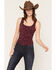 Image #1 - Idyllwind Women's Corset Tank, Wine, hi-res