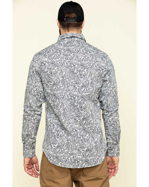 Image #2 - Rock & Roll Denim Men's FR Printed Paisley Twill Long Sleeve Work Shirt , , hi-res