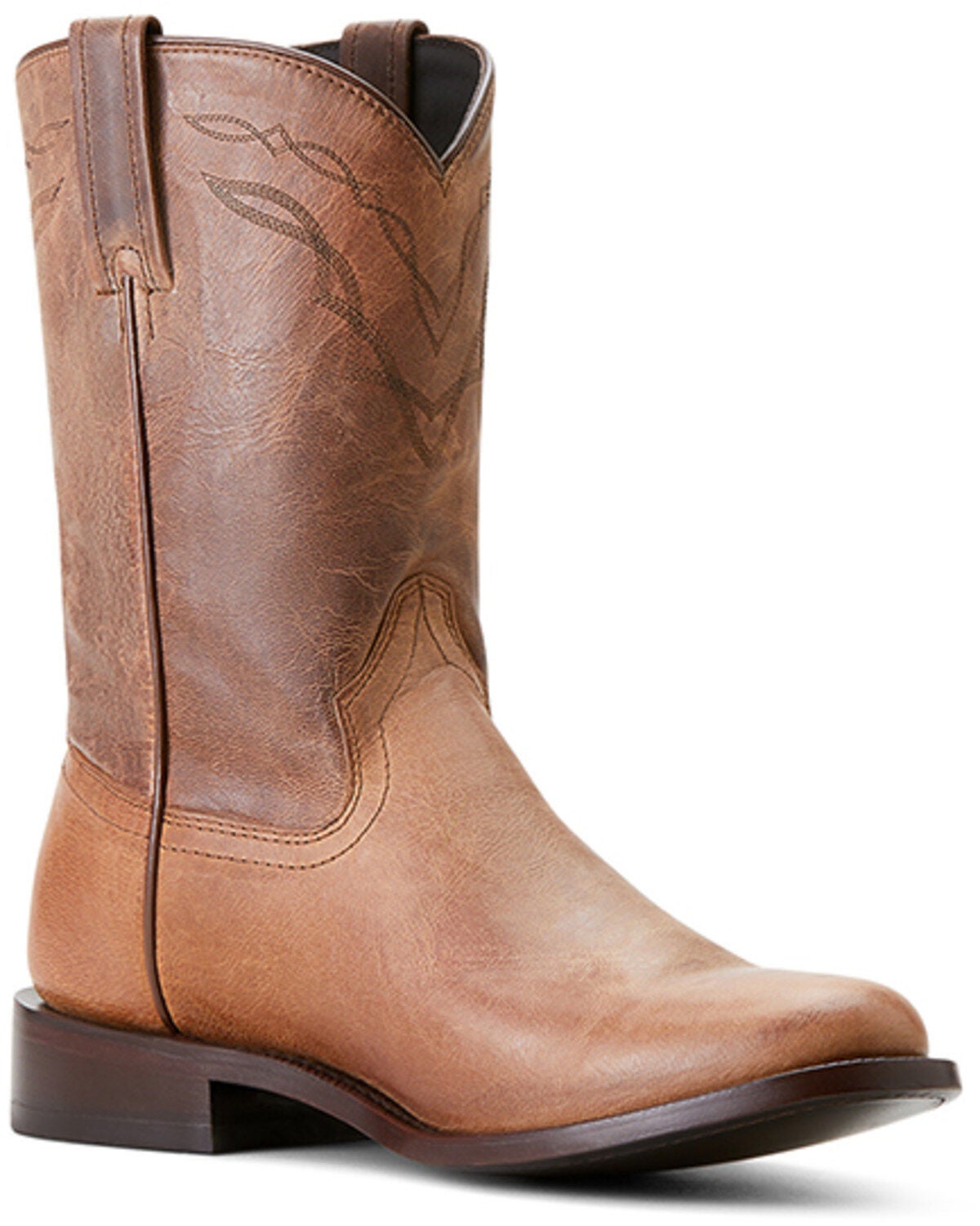 Ariat Men's Downtown Western Boots - Round Toe, Off White, hi-res