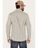 Image #4 - Brothers and Sons Men's Bexar Plaid Print Long Sleeve Button Down Western Shirt, Tan, hi-res