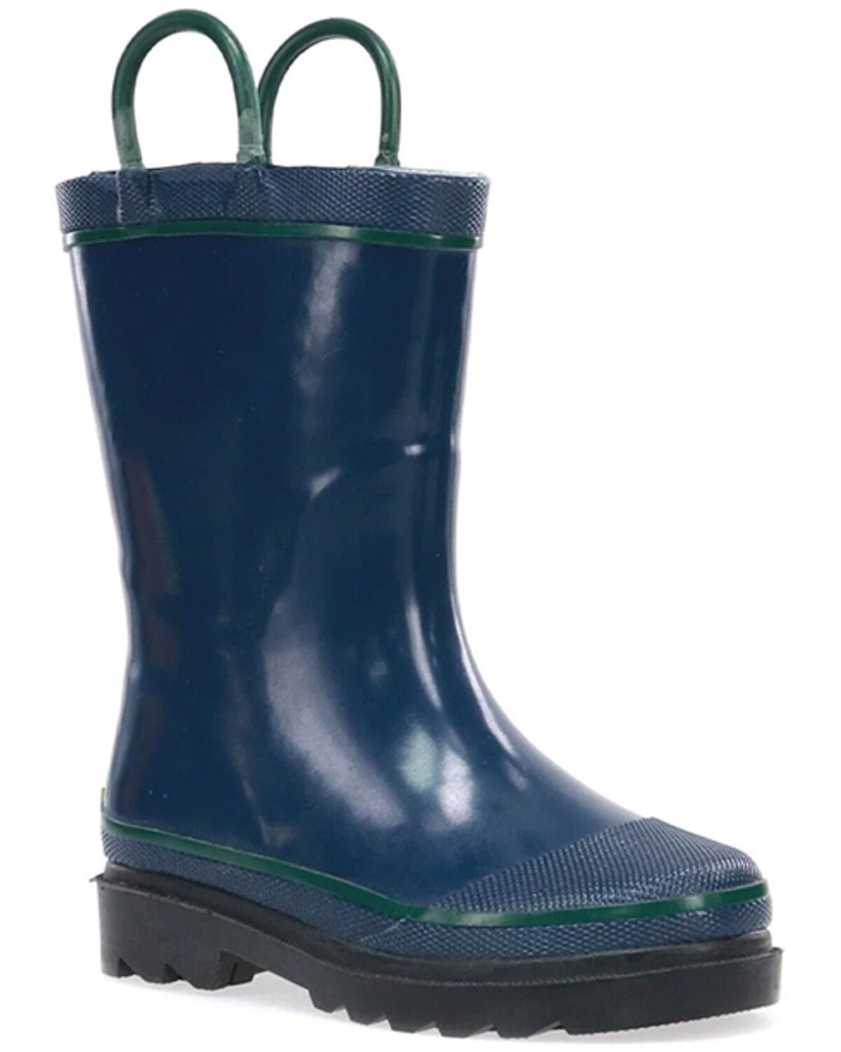 Western Chief Boys' Firechief 2 Rain Boots, Navy, hi-res
