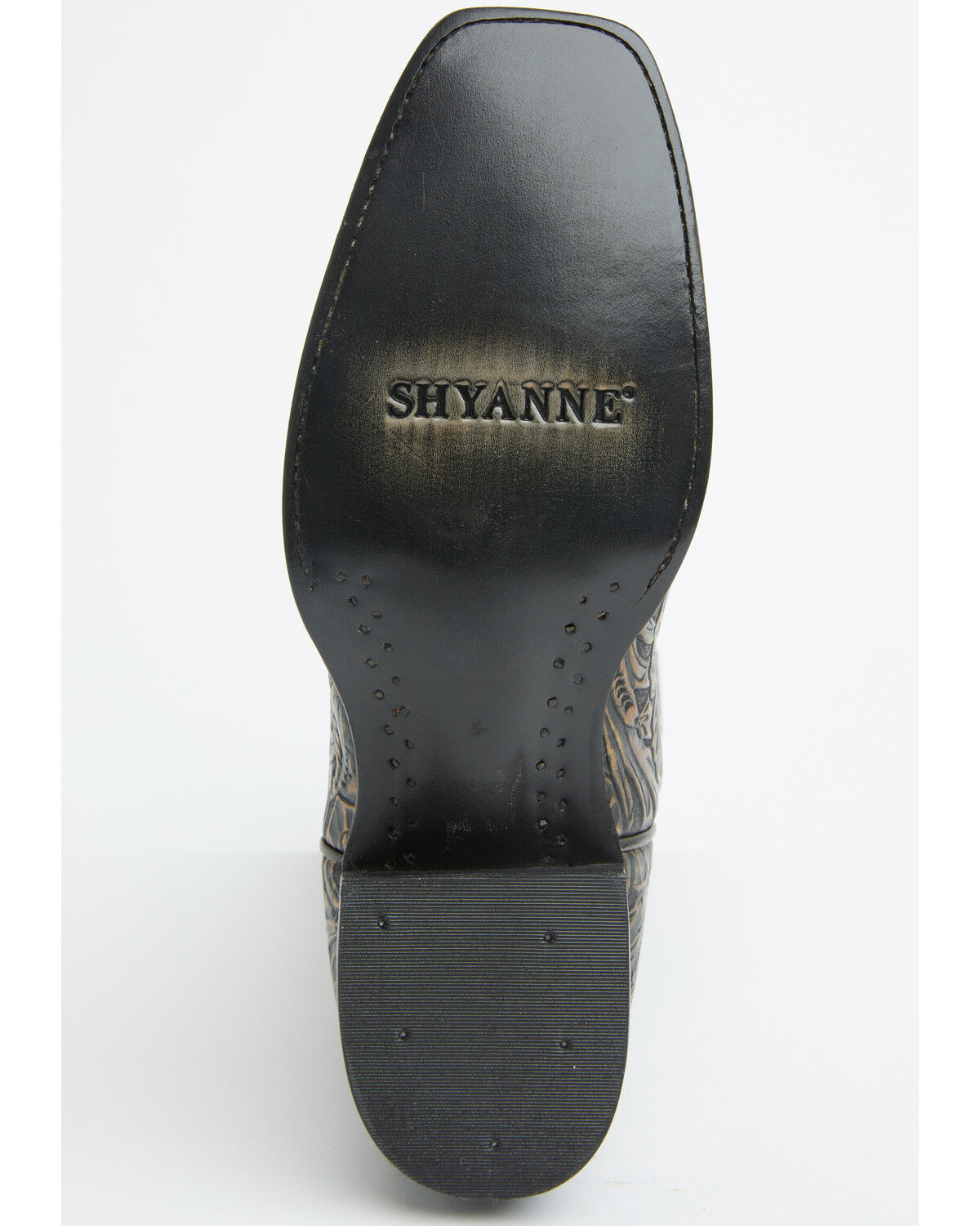 Image #7 - Shyanne Women's Winona Embossed Western Boots - Square Toe, Bronze, hi-res