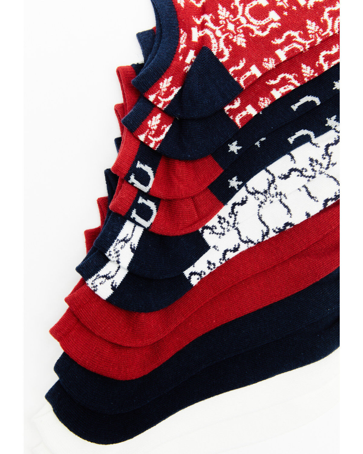 Image #2 - Shyanne Women's No Show Socks - 6 Pack, Multi, hi-res
