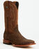 Image #1 - Tanner Mark Men's Basketweave Western Boots - Broad Square Toe, Honey, hi-res