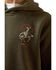Image #4 - Ariat Boys' Rodeo Logo Graphic Hooded Sweatshirt, Green, hi-res