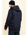 Hawx Men's FR Duck Hooded Storm-Flap Work Jacket - Big , Navy, hi-res