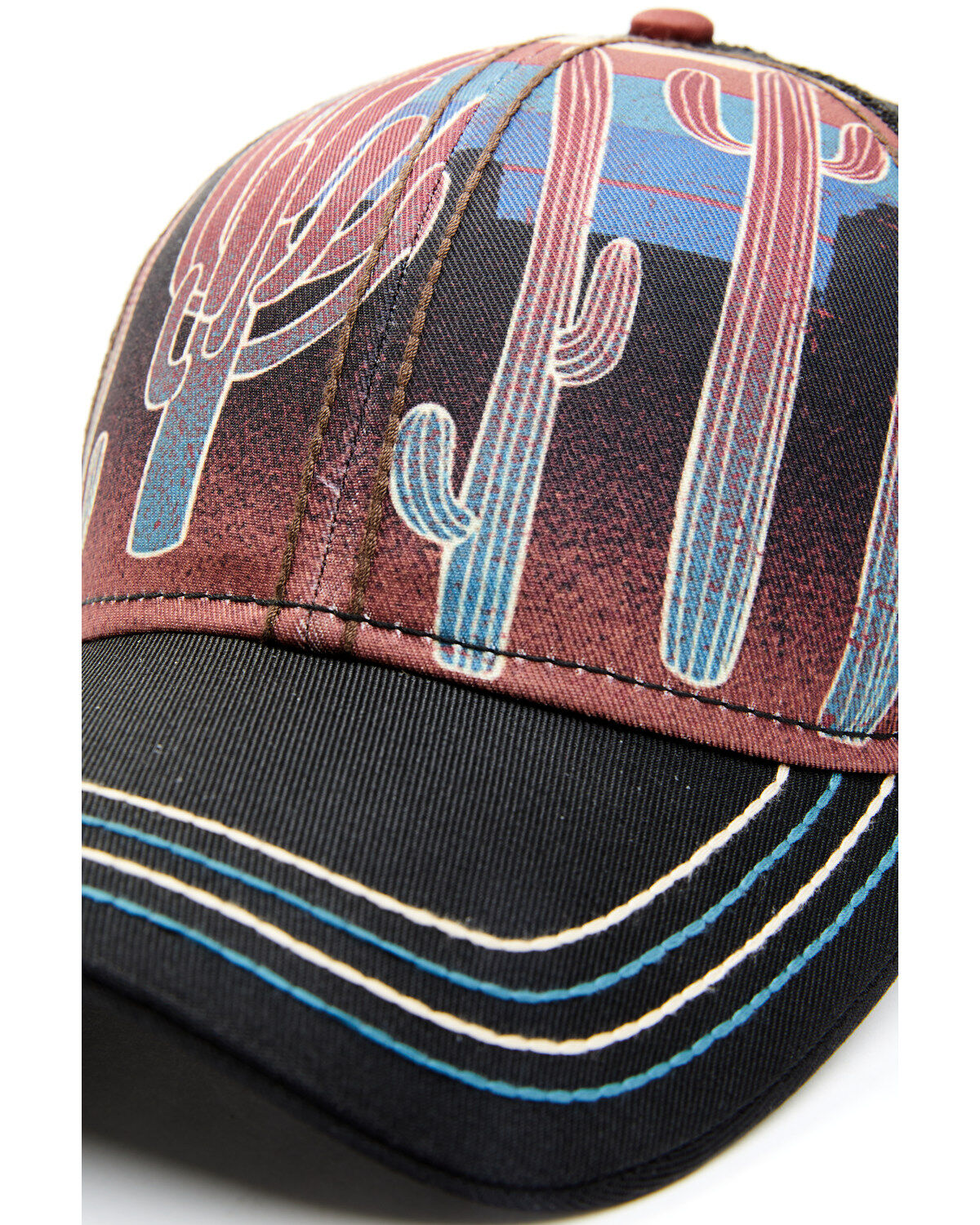 Image #2 - Shyanne Women's Multi Cactus Print Mesh-Back Ball Cap, Multi, hi-res