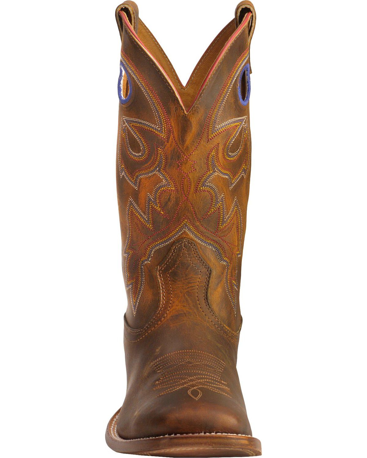 Image #4 - Boulet Men's Stockman Western Boots - Wide Square Toe, Tan, hi-res