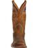 Image #4 - Boulet Men's Stockman Western Boots - Wide Square Toe, Tan, hi-res