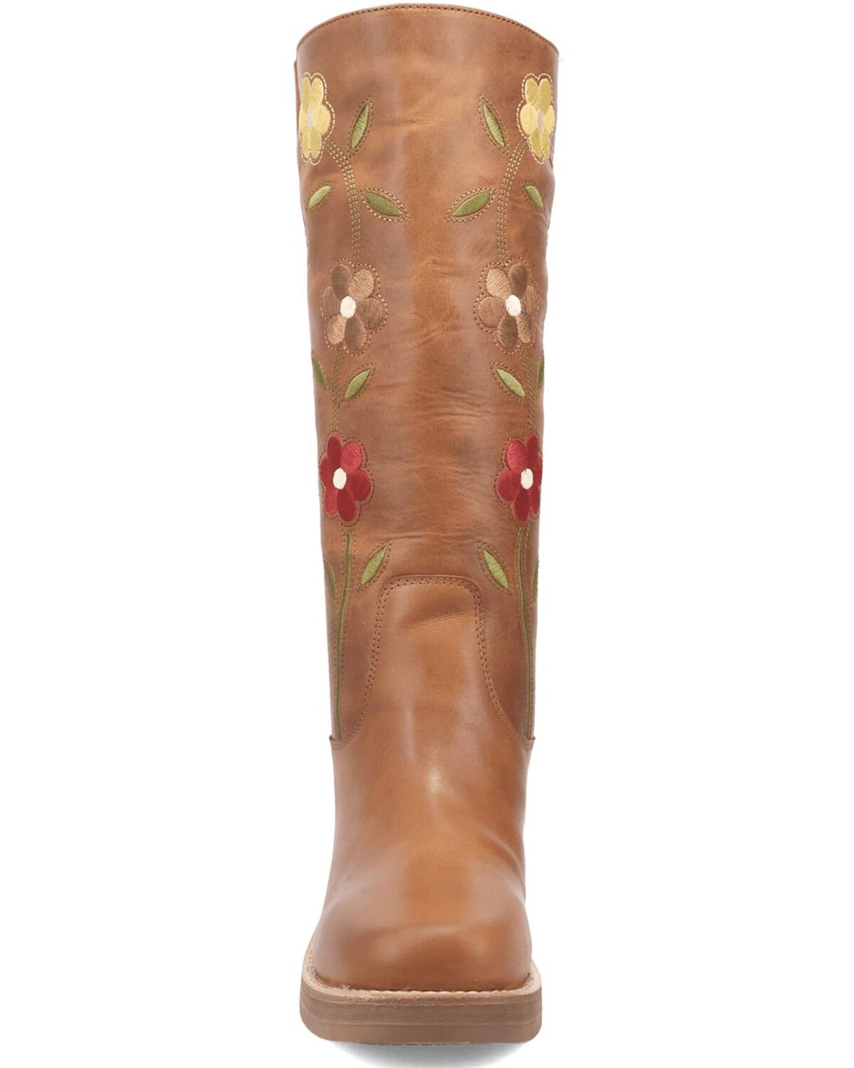 Image #6 - Dingo Women's Floral Bloom Fashion Boots - Round Toe, Tan, hi-res