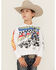 Image #1 - Wrangler® x Hot Wheels™ Boys' Rodeo Crew Neck Sweatshirt, White, hi-res