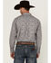 Image #4 - Ariat Men's Jarrod Southwestern Print Long Sleeve Button-Down Western Shirt - Tall, Grey, hi-res