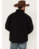 Cinch Men's Solid Logo Sleeve Zip-Front Softshell Jacket , Black, hi-res