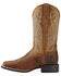 Image #3 - Ariat Women's Round Up Western Boots - Square Toe, Brown, hi-res