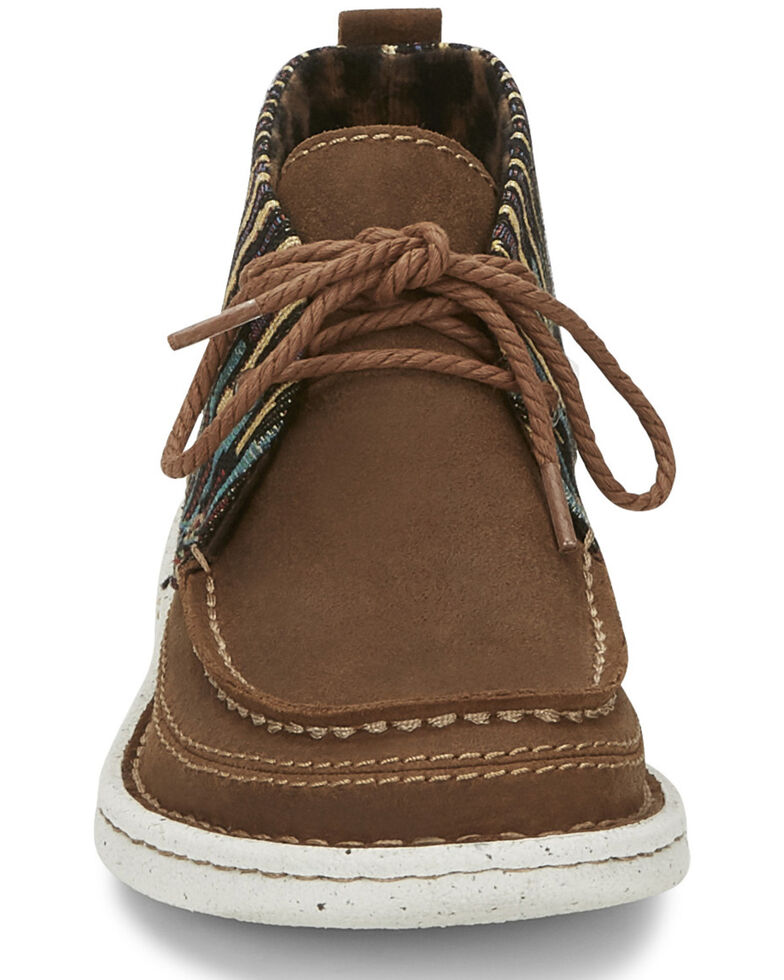 Justin Women S Breezy Casual Lace Up Boots Moc Toe Boot Barn