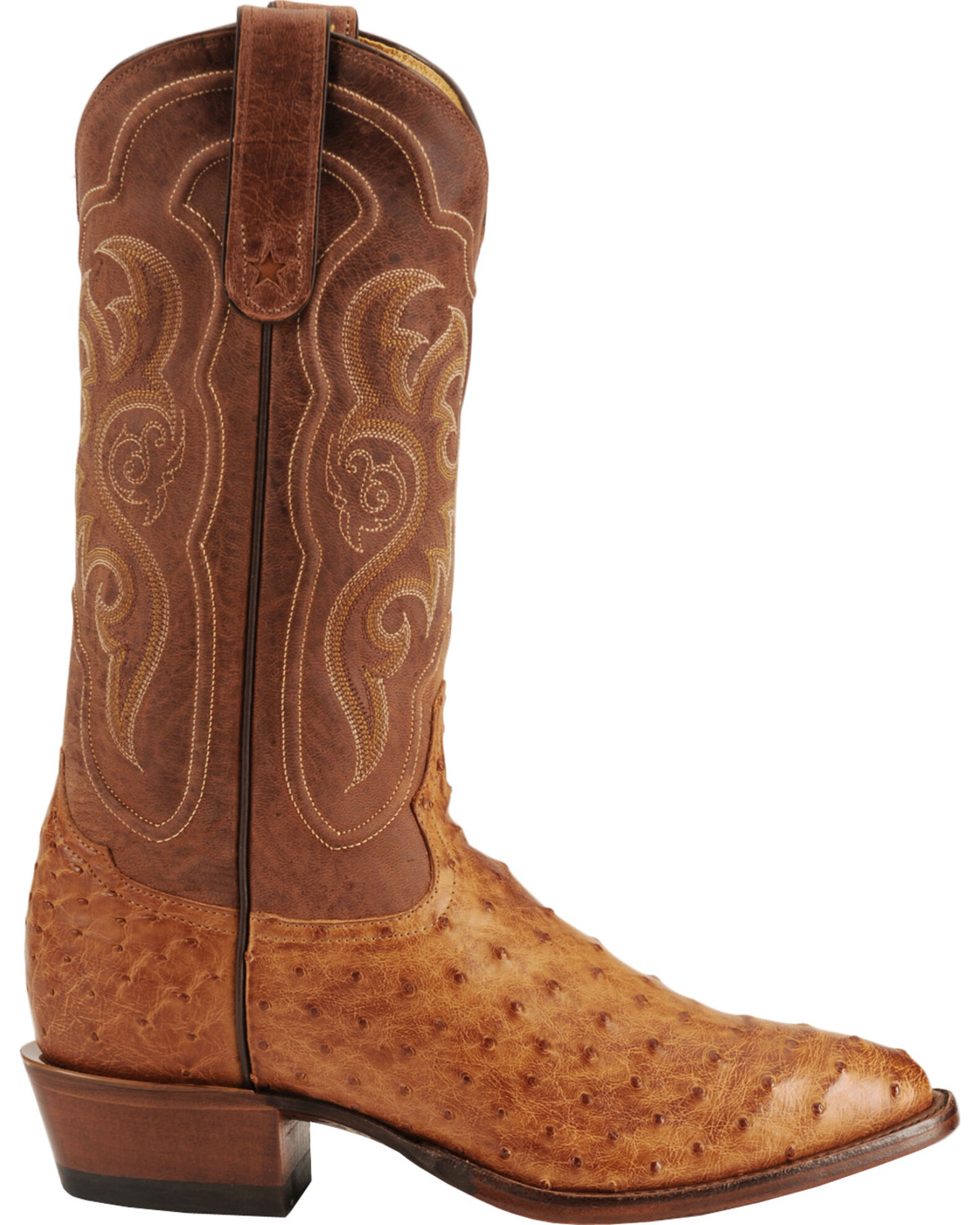 Tony Lama Men s Vintage Full Quill Ostrich Boots Medium Toe Boot Barn